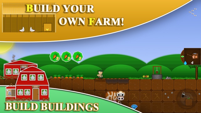 Mega Farmer - 2d sandbox farming adventure simulator with co(圖1)-速報App