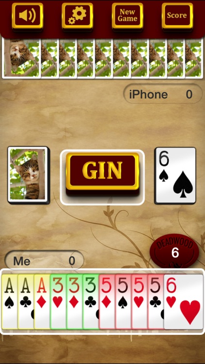 free gin rummy online