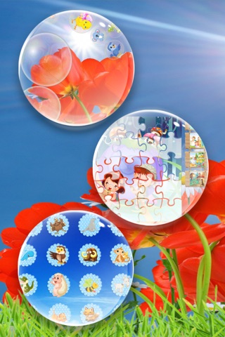 Game bubbles 3 in 1 Puzzles and certainly sounds of animals screenshot 4