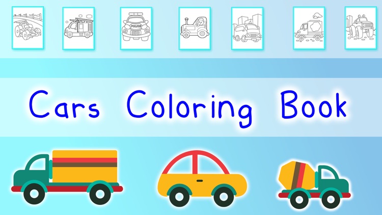 Coloring Books Cars screenshot-3