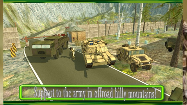 Military Cargo Transport Truck - Army 3D Offroad 4x4 Drive(圖1)-速報App