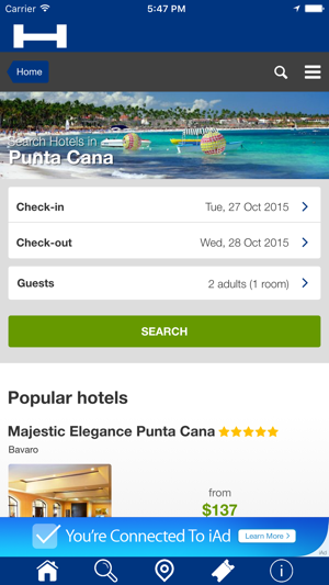 Punta Cana對於今晚與地圖和旅行遊覽比較和預訂酒店