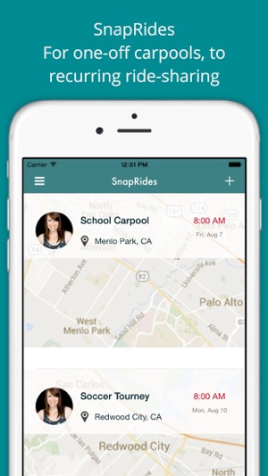 SnapRides - carpool & ride-sharing coordination(圖4)-速報App