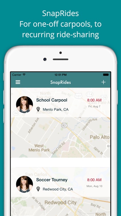 SnapRides - carpool & ride-sharing coordination screenshot-3