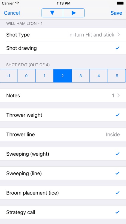 CurlBook - Curling Coaching Stats screenshot-0