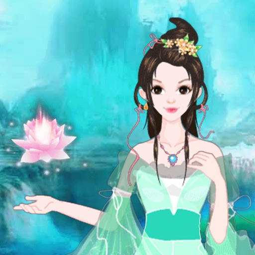 Magic girl dressup salon icon