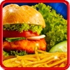 Fast Food Burger Maker - BBQ grill food and kitchen game