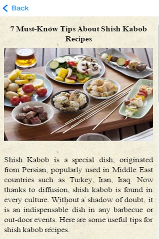 Kabob Recipes screenshot 2