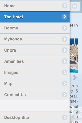 HermesMykonosHotel.com screenshot 2