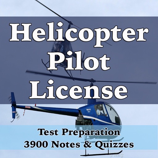 Helicopter Pilot License Test-3900 Flashcards Study Notes, Terms & Quizzes icon
