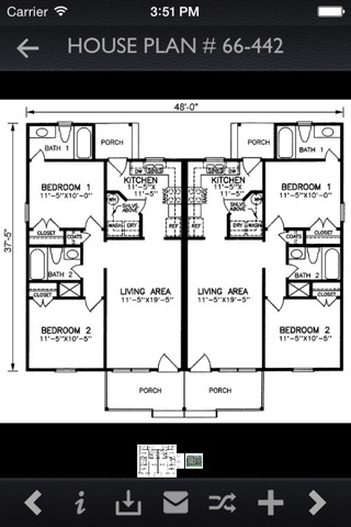 Duplex House Plans Info Kit screenshot 3
