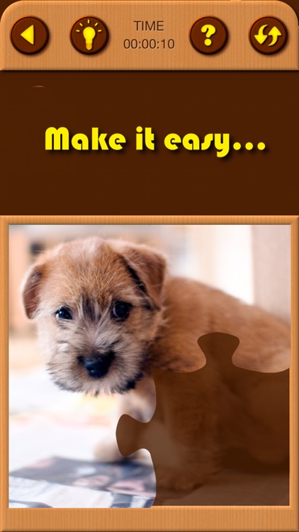 Puppy Pet Jigsaw Puzzle Cute Baby Dog Animal Games