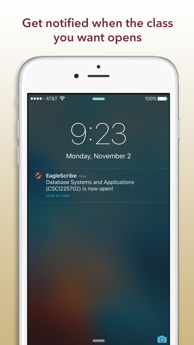 How to cancel & delete EagleScribe - Get Notified When a BC Class Opens from iphone & ipad 2