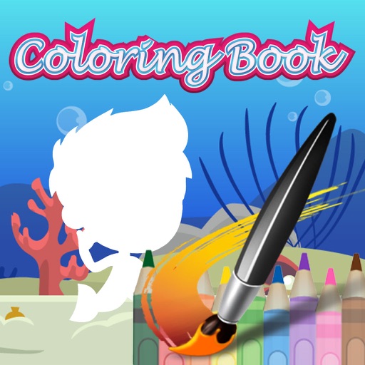 Coloring Book Education Game For Kids - Bubble Guppies Version icon