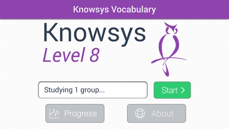 Knowsys Level 8 Vocabulary Flashcards