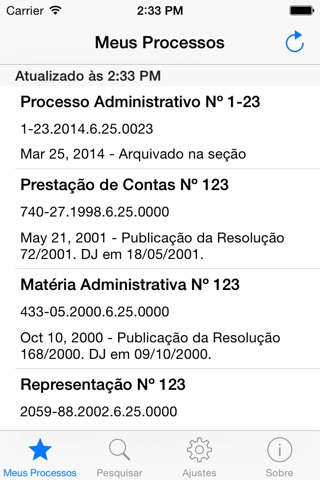 JE Processos screenshot 2