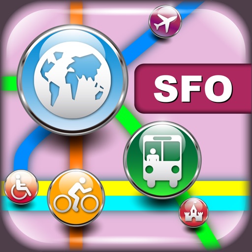 San Francisco Maps - Download Muni Maps and Tourist Guides. Icon