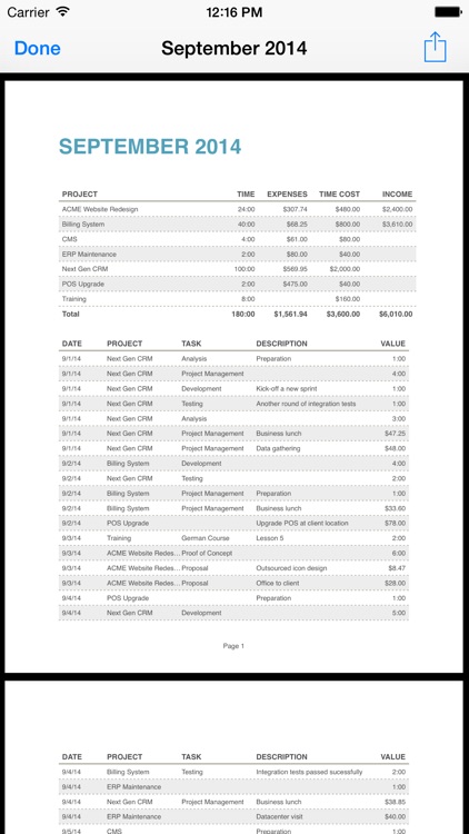 Cube Time & Expense Tracker screenshot-4