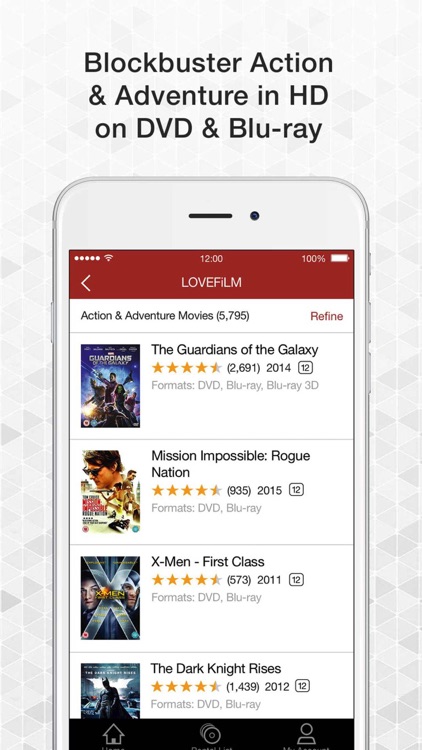 LOVEFiLM By Post UK for iPad