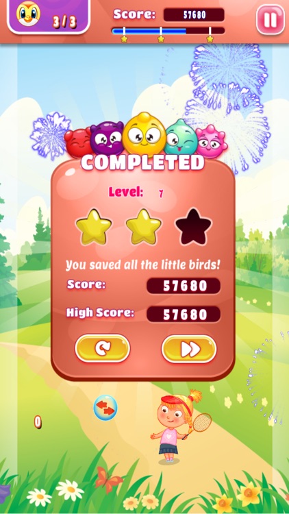 Tennis Bubble Arcade - FREE - girly summer balloon adventure screenshot-4