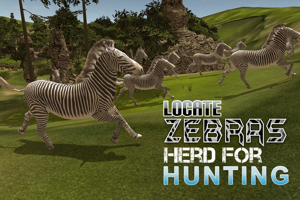 Wild Zebra Hunter Simulator – Hunt animals in this jungle simulation game screenshot 2