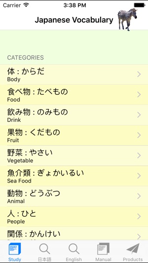 Japanese Vocabulary Learning(圖2)-速報App