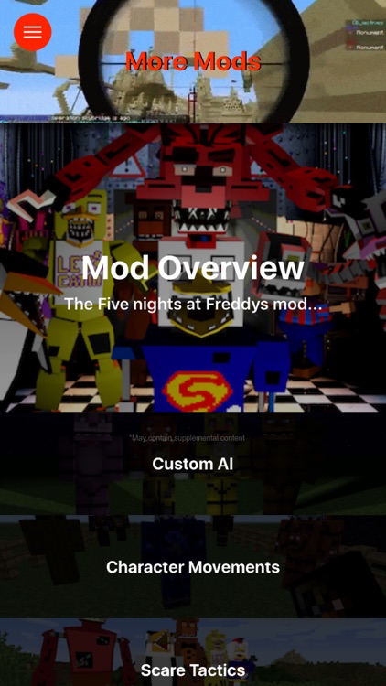 FNAF MODS for Five Nights at Freddys Minecraft PC - Pocket Wiki & Guide Edition