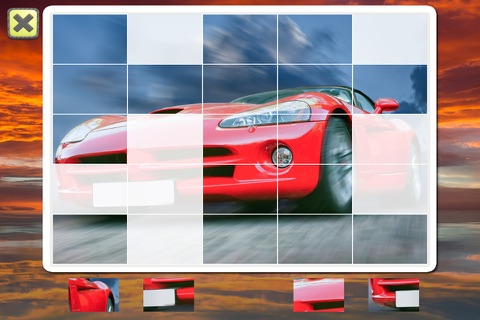 Car Puzzle - fun for kids 2- 5 cool cars and big trucks screenshot 2