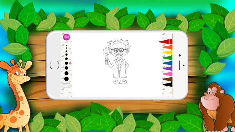 Free Color Book (Occupations), Coloring Pages & Fun Educational Learning Games For Kids!