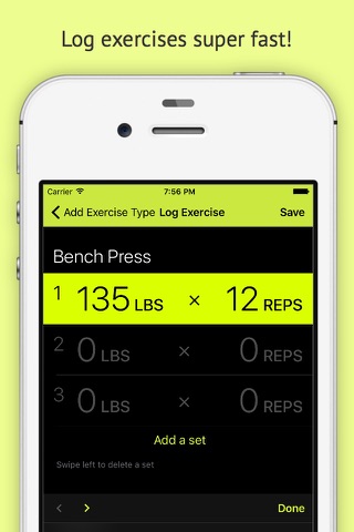 Gains: Simple workout tracker screenshot 3