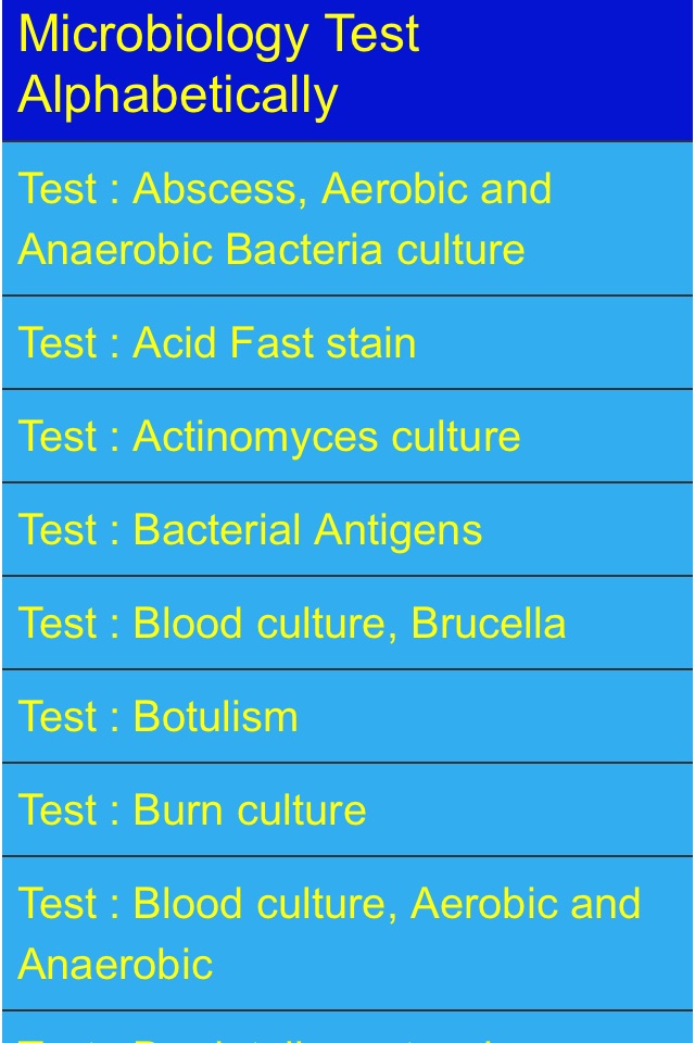 Blood Test Results screenshot 3