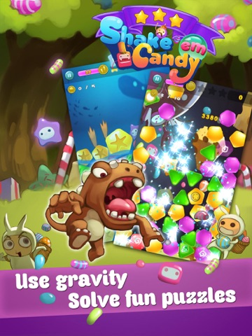 Shake Em Candy - Match 3 adventure in a world of sugar, sweets & swordfish (recommended puzzle game) screenshot 3