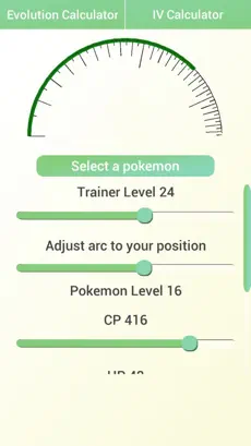 Captura 2 Poké Toolkit - CP Evolution and IV Calculator For Pokemon Go iphone