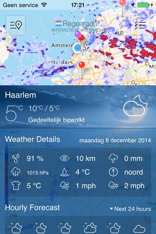 Regen Radar NL screenshot 2