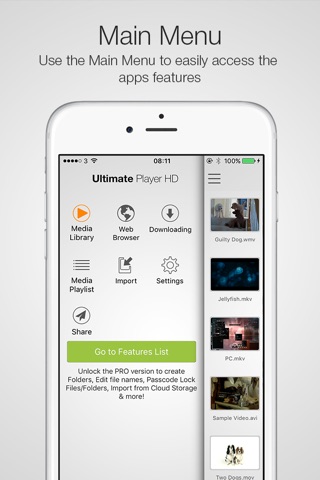 Ultimate Player HD - Video & Movie Player FREE screenshot 2