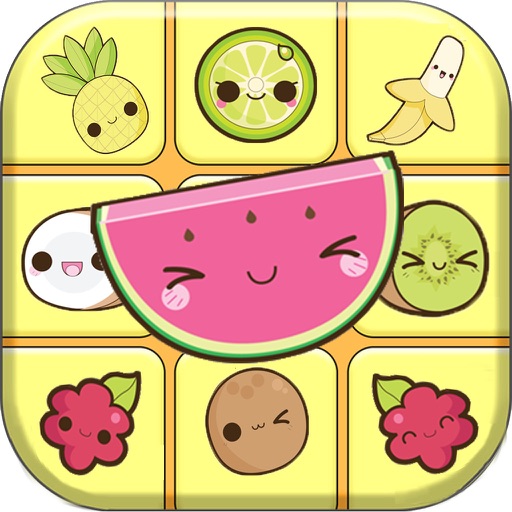 Cute Fruit Pop Free Match-3 Game Icon
