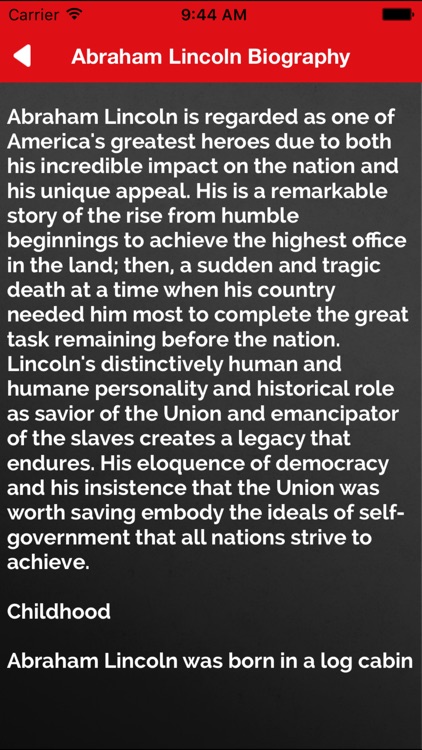 Abraham Lincoln Biography, Quotes & Saying