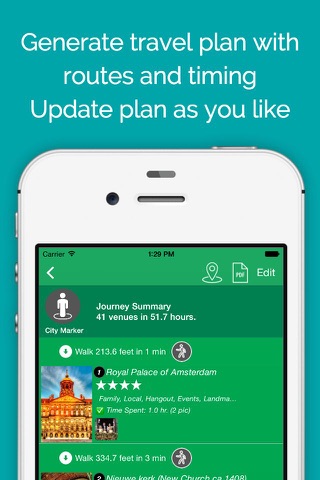 Скриншот из BonGEO Travel App
