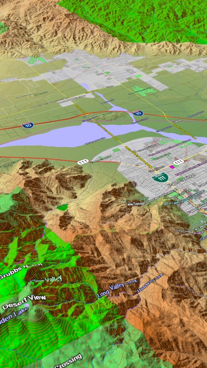 Scenic Map Western USA screenshot-4