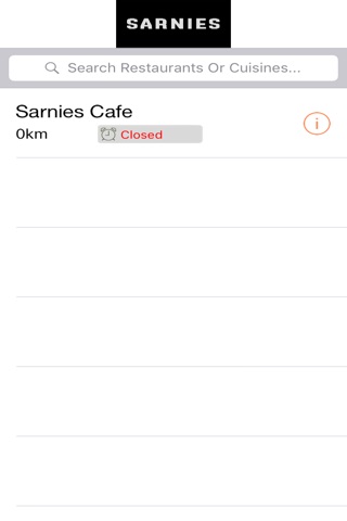 Sarnies Cafe screenshot 3