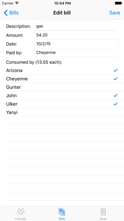 Split the Bills - Group Expense Divider