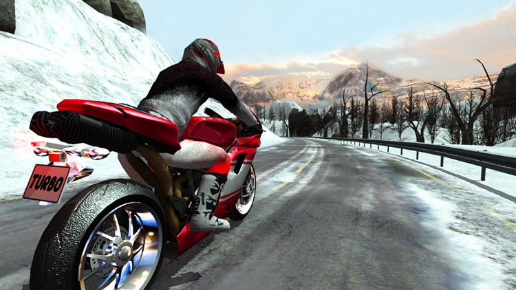 Bike Rider - Frozen Highway Rally Race Free