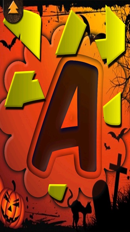 Halloween Games Kids First Step Puzzle - Halloween Alphabet