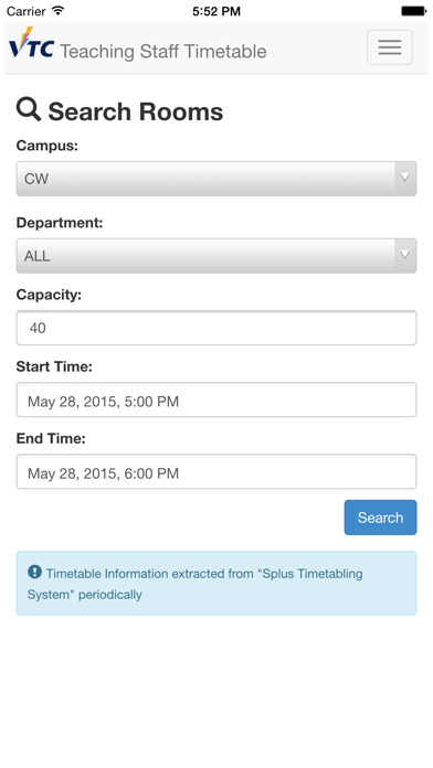 How to cancel & delete VTC Teaching Staff Timetable from iphone & ipad 3