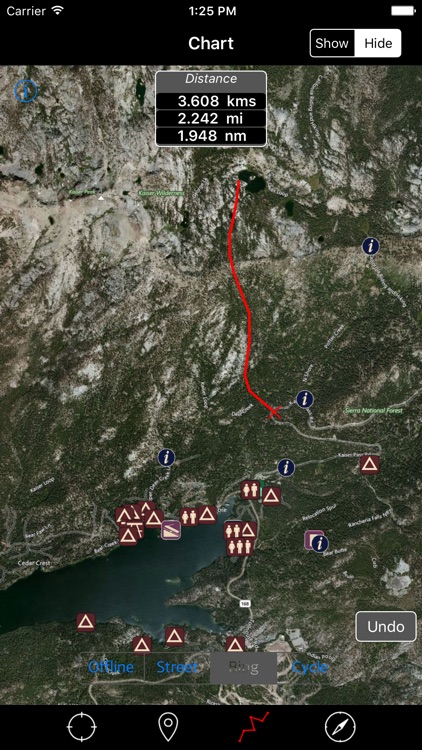 Sierra National Forest – GPS Offline Map Navigator