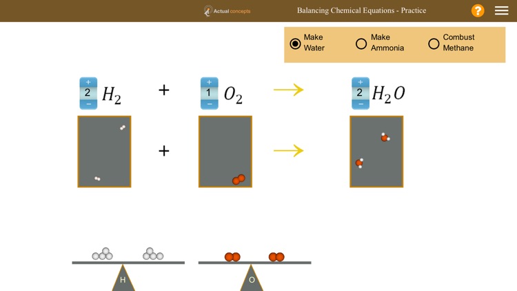 Gamily-Balancing Chemical Equations