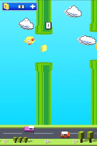 Tiny-Birds (Tap Ducky jump up space got dozer coins free fuzz games) screenshot 3