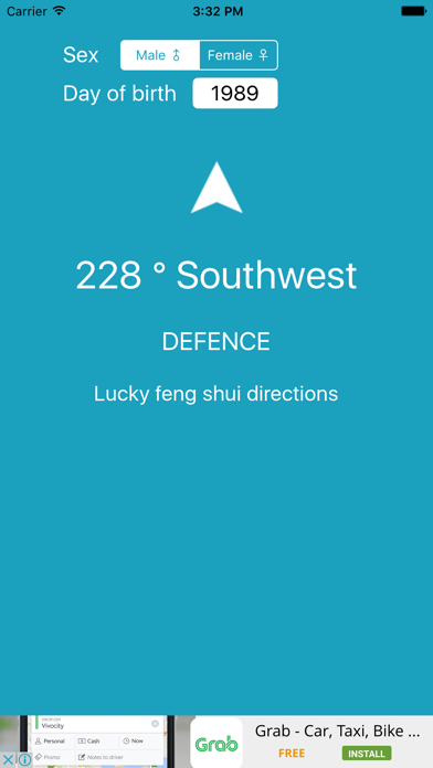 How to cancel & delete Feng Shui Compass Free from iphone & ipad 1