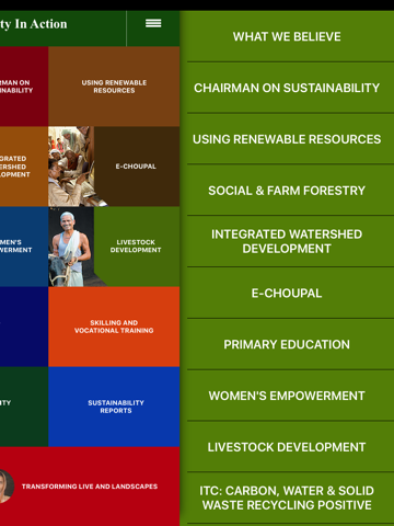 ITC Sustainability screenshot 2