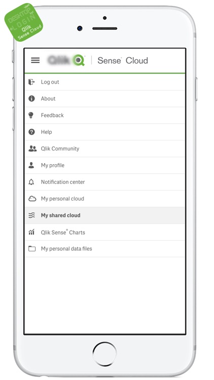 DESKTOP VIEW + LOGIN for Qlik Sense Cloud screenshot-3